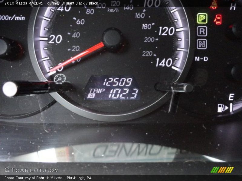 Brilliant Black / Black 2010 Mazda MAZDA5 Touring