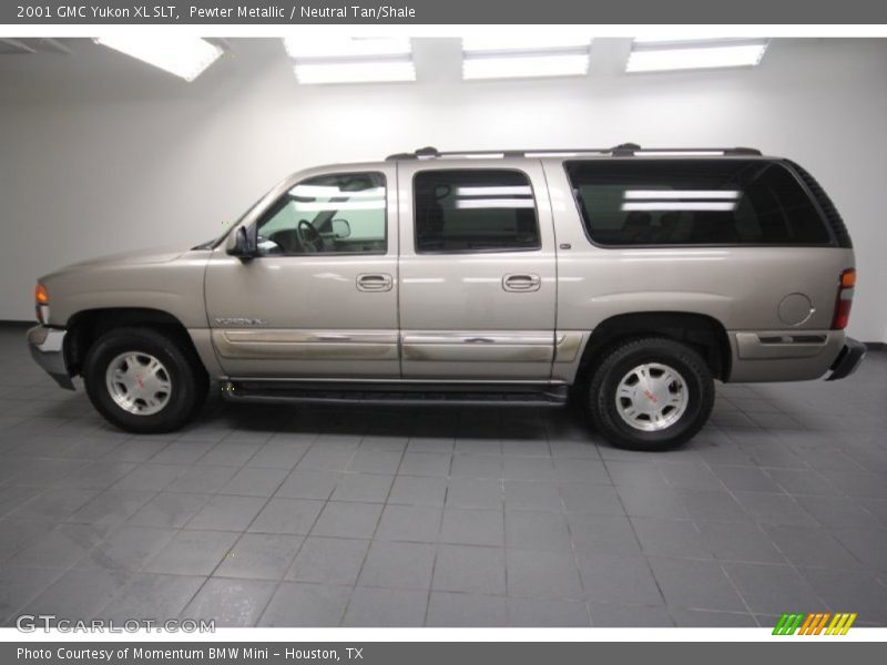 Pewter Metallic / Neutral Tan/Shale 2001 GMC Yukon XL SLT
