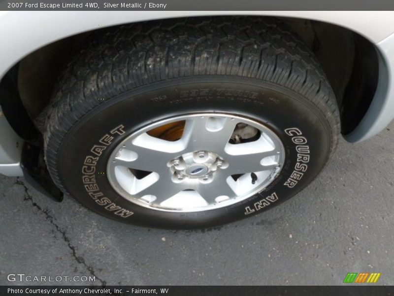 Silver Metallic / Ebony 2007 Ford Escape Limited 4WD