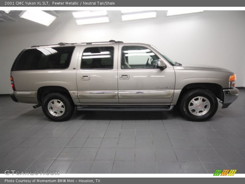 Pewter Metallic / Neutral Tan/Shale 2001 GMC Yukon XL SLT