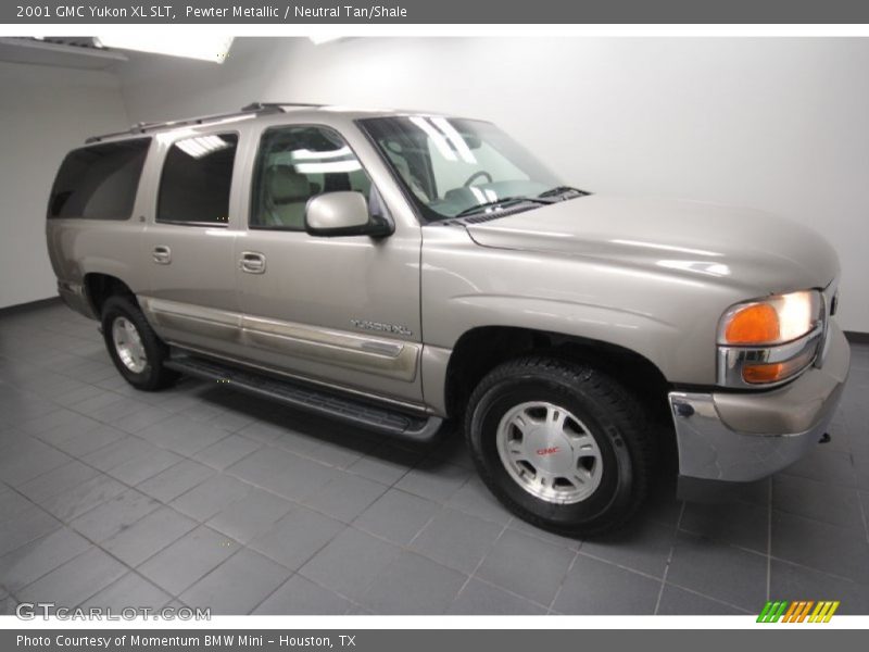 Pewter Metallic / Neutral Tan/Shale 2001 GMC Yukon XL SLT