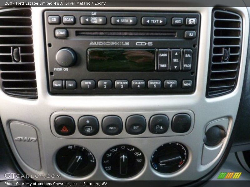 Silver Metallic / Ebony 2007 Ford Escape Limited 4WD