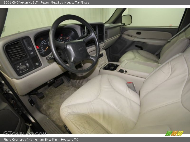 Pewter Metallic / Neutral Tan/Shale 2001 GMC Yukon XL SLT