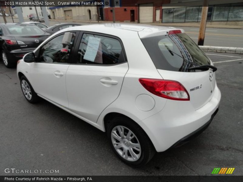 Crystal White Pearl / Black 2011 Mazda MAZDA2 Sport