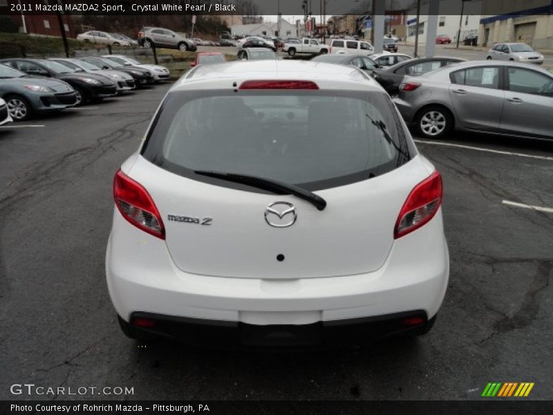 Crystal White Pearl / Black 2011 Mazda MAZDA2 Sport