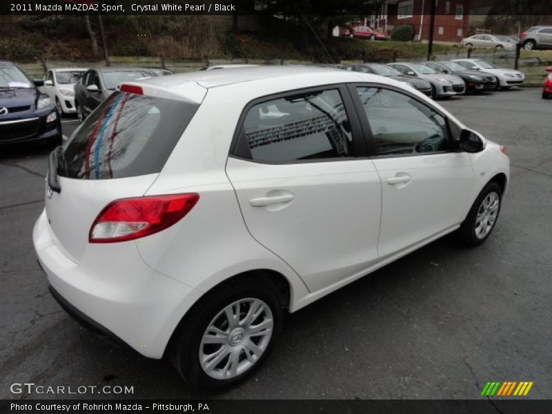 Crystal White Pearl / Black 2011 Mazda MAZDA2 Sport