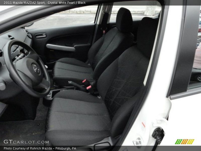 Crystal White Pearl / Black 2011 Mazda MAZDA2 Sport