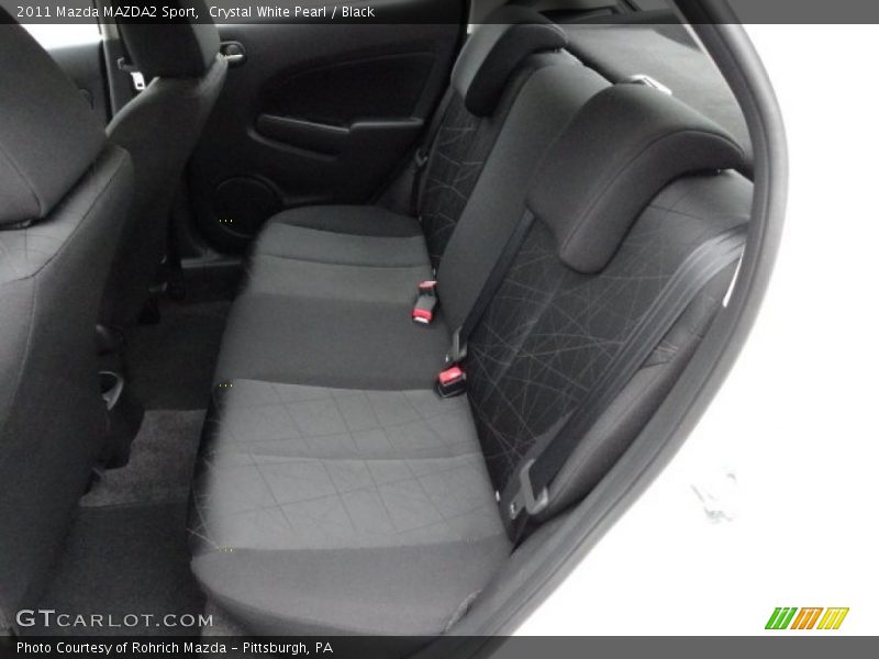 Crystal White Pearl / Black 2011 Mazda MAZDA2 Sport