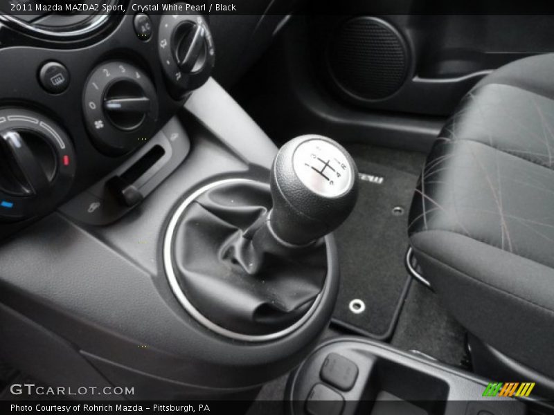 Crystal White Pearl / Black 2011 Mazda MAZDA2 Sport