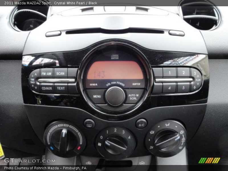 Crystal White Pearl / Black 2011 Mazda MAZDA2 Sport