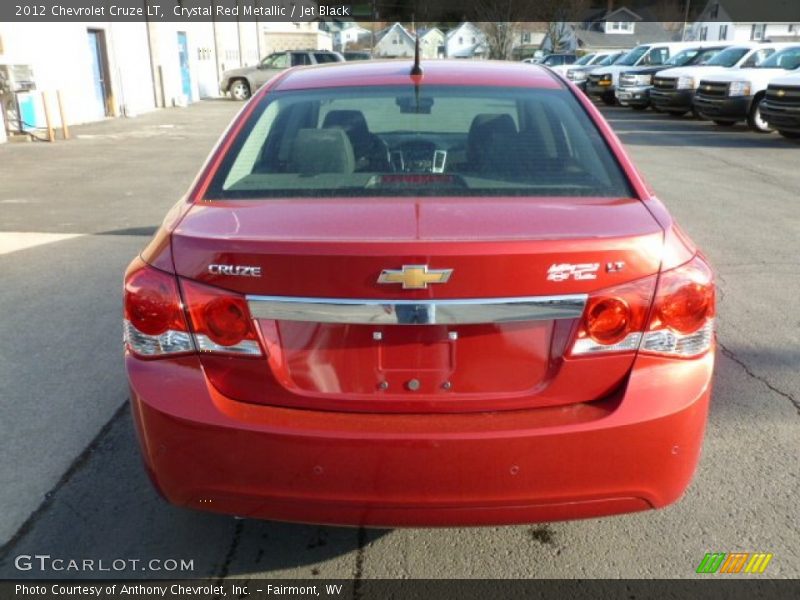 Crystal Red Metallic / Jet Black 2012 Chevrolet Cruze LT