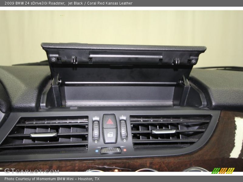 Jet Black / Coral Red Kansas Leather 2009 BMW Z4 sDrive30i Roadster