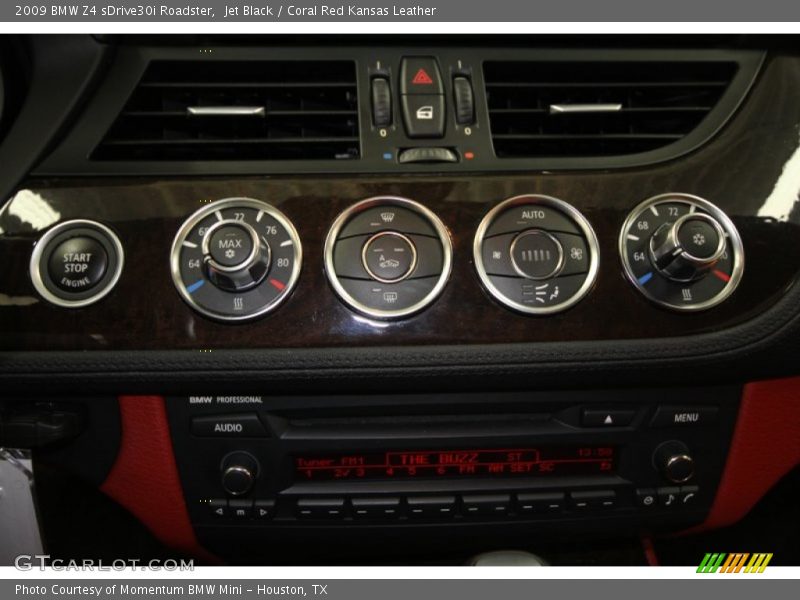 Jet Black / Coral Red Kansas Leather 2009 BMW Z4 sDrive30i Roadster
