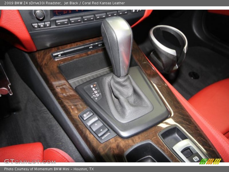 Jet Black / Coral Red Kansas Leather 2009 BMW Z4 sDrive30i Roadster