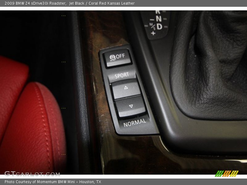 Jet Black / Coral Red Kansas Leather 2009 BMW Z4 sDrive30i Roadster