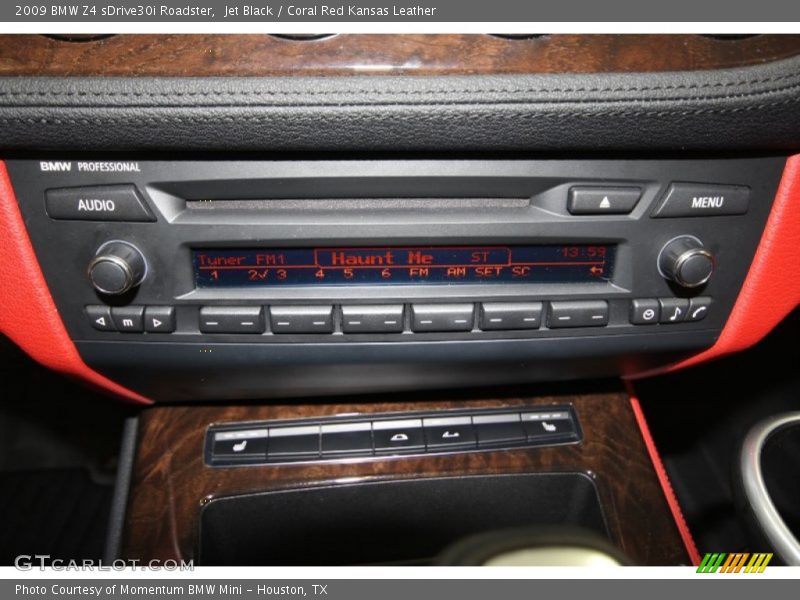 Jet Black / Coral Red Kansas Leather 2009 BMW Z4 sDrive30i Roadster