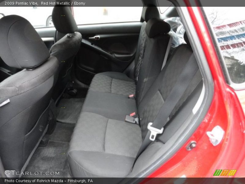 Red Hot Metallic / Ebony 2009 Pontiac Vibe