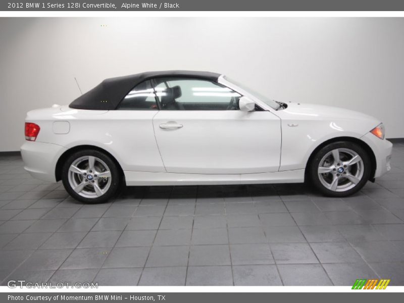 Alpine White / Black 2012 BMW 1 Series 128i Convertible