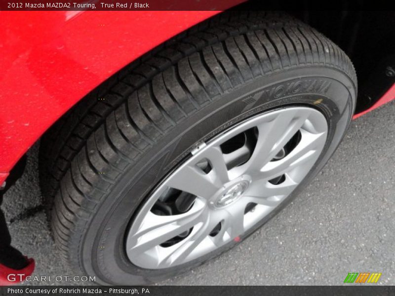 True Red / Black 2012 Mazda MAZDA2 Touring