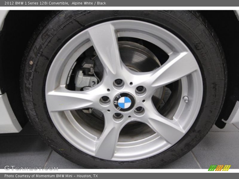 Alpine White / Black 2012 BMW 1 Series 128i Convertible