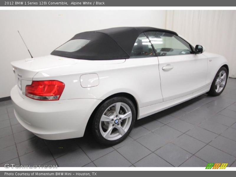 Alpine White / Black 2012 BMW 1 Series 128i Convertible