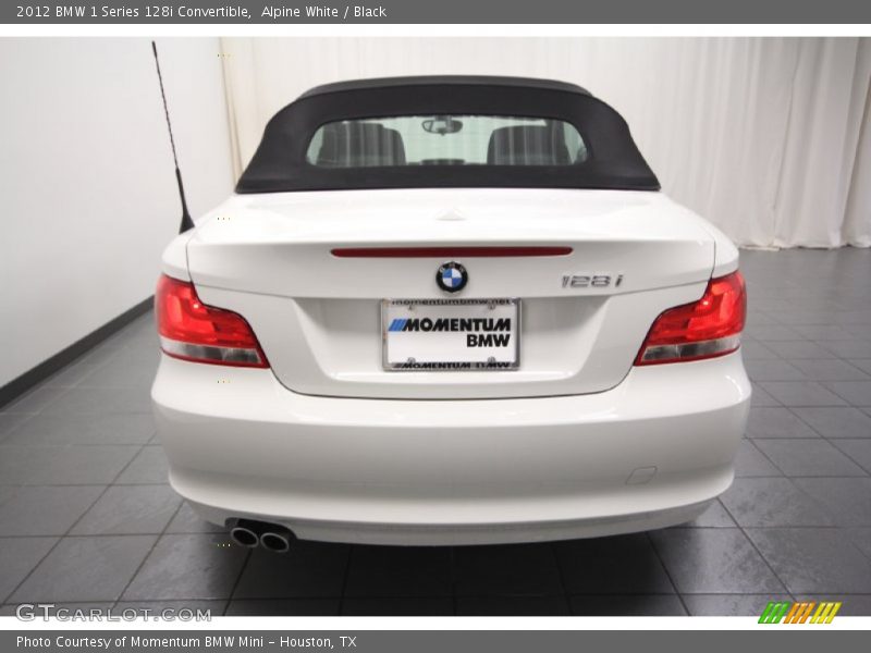 Alpine White / Black 2012 BMW 1 Series 128i Convertible