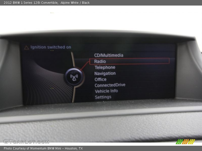 Alpine White / Black 2012 BMW 1 Series 128i Convertible