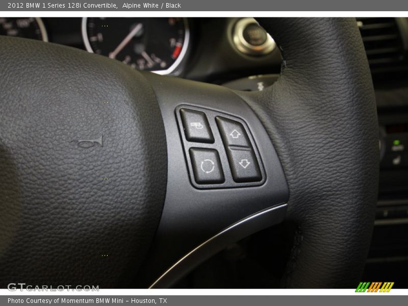 Alpine White / Black 2012 BMW 1 Series 128i Convertible