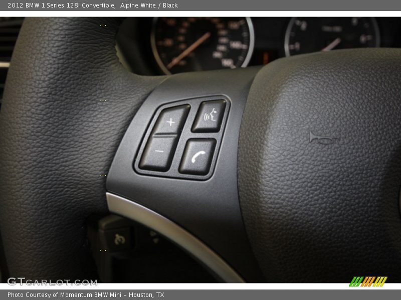 Alpine White / Black 2012 BMW 1 Series 128i Convertible