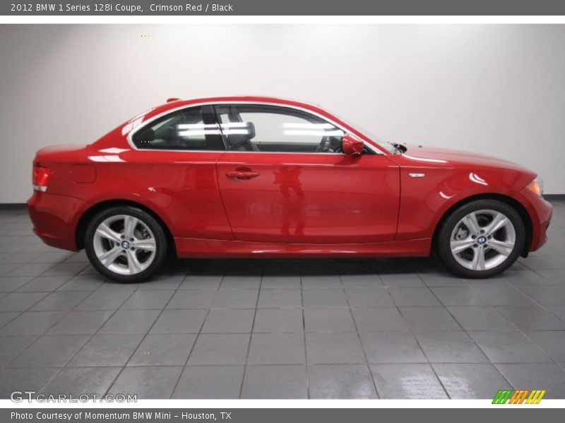 Crimson Red / Black 2012 BMW 1 Series 128i Coupe