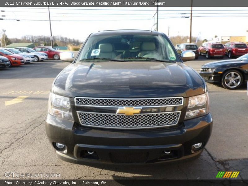 Black Granite Metallic / Light Titanium/Dark Titanium 2012 Chevrolet Suburban LTZ 4x4
