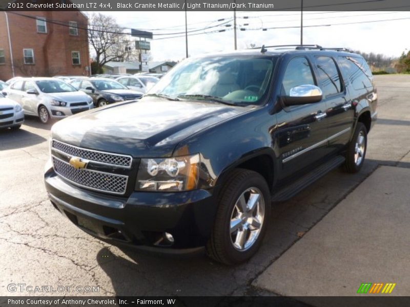 Black Granite Metallic / Light Titanium/Dark Titanium 2012 Chevrolet Suburban LTZ 4x4