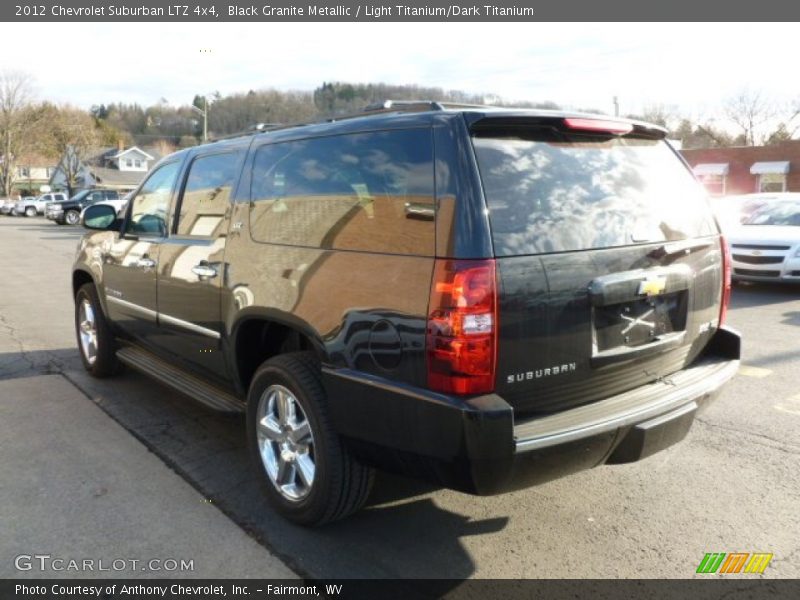 Black Granite Metallic / Light Titanium/Dark Titanium 2012 Chevrolet Suburban LTZ 4x4