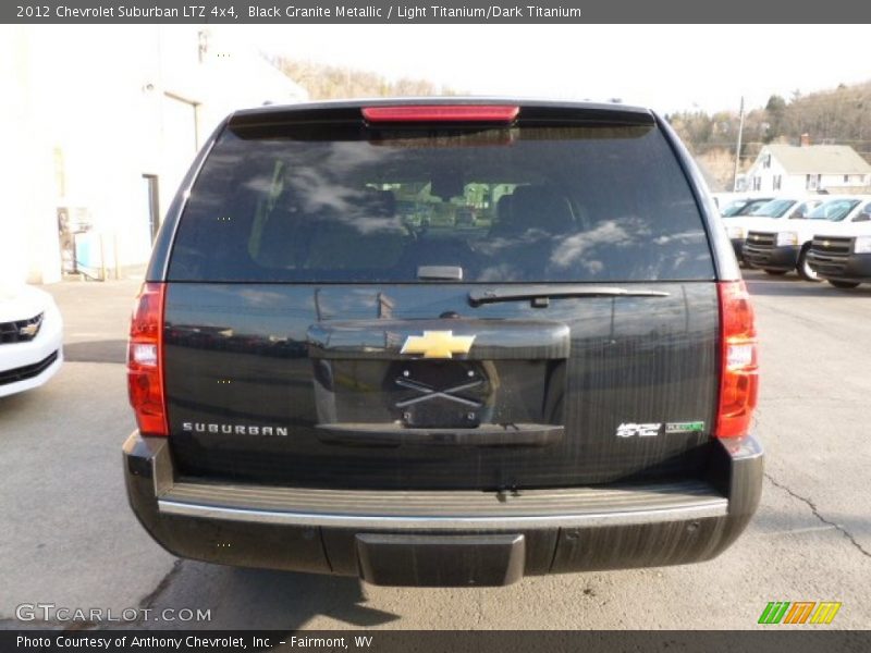 Black Granite Metallic / Light Titanium/Dark Titanium 2012 Chevrolet Suburban LTZ 4x4