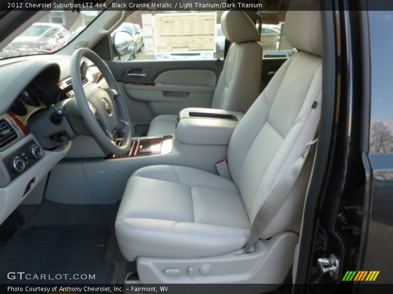Black Granite Metallic / Light Titanium/Dark Titanium 2012 Chevrolet Suburban LTZ 4x4