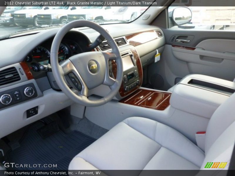 Black Granite Metallic / Light Titanium/Dark Titanium 2012 Chevrolet Suburban LTZ 4x4