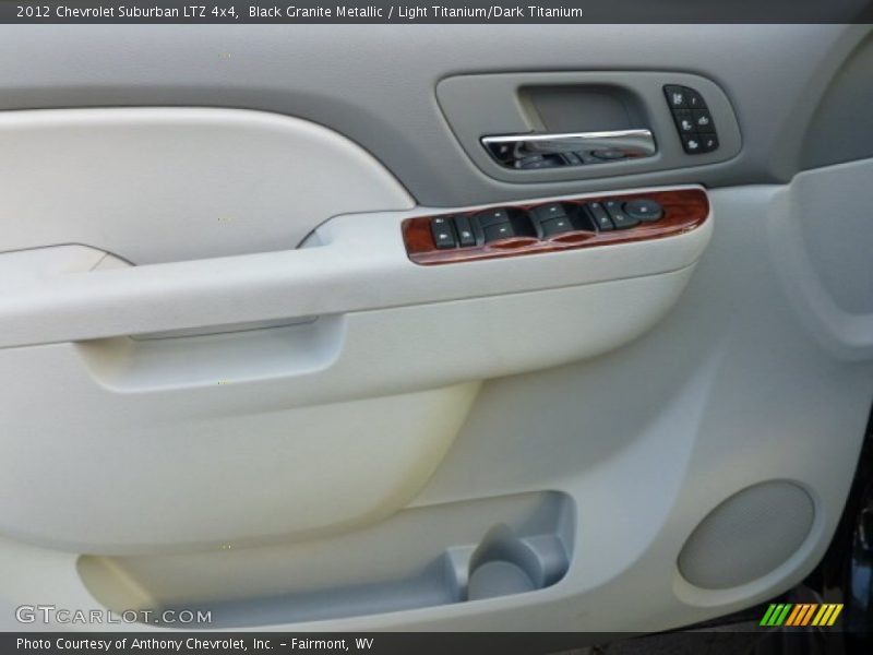 Black Granite Metallic / Light Titanium/Dark Titanium 2012 Chevrolet Suburban LTZ 4x4