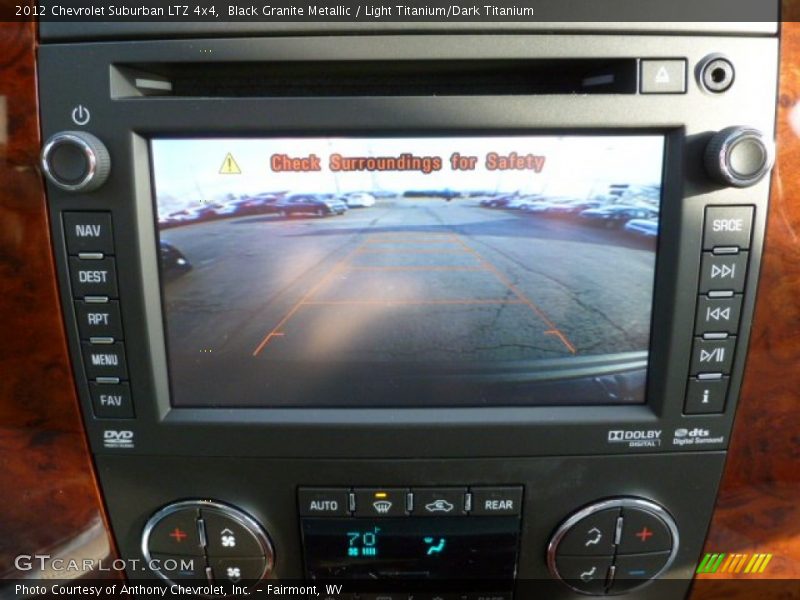 Black Granite Metallic / Light Titanium/Dark Titanium 2012 Chevrolet Suburban LTZ 4x4