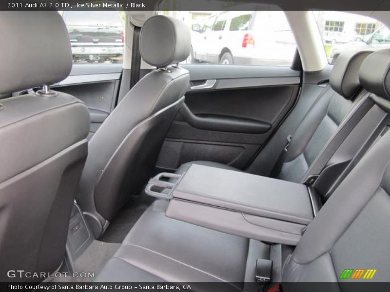 Ice Silver Metallic / Black 2011 Audi A3 2.0 TDI