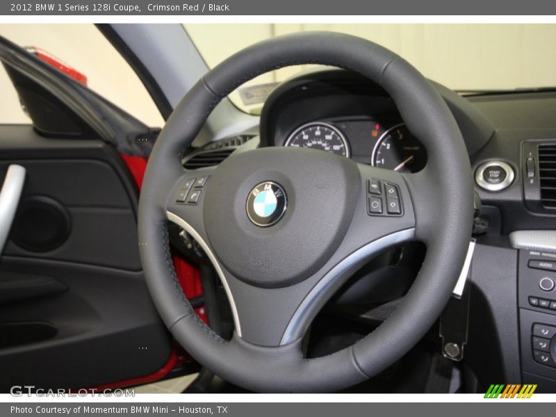 Crimson Red / Black 2012 BMW 1 Series 128i Coupe