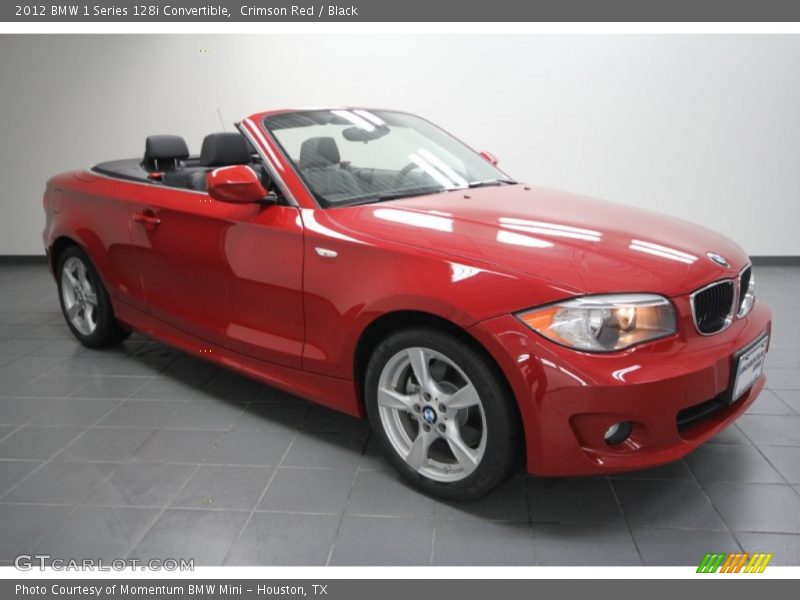 Crimson Red / Black 2012 BMW 1 Series 128i Convertible