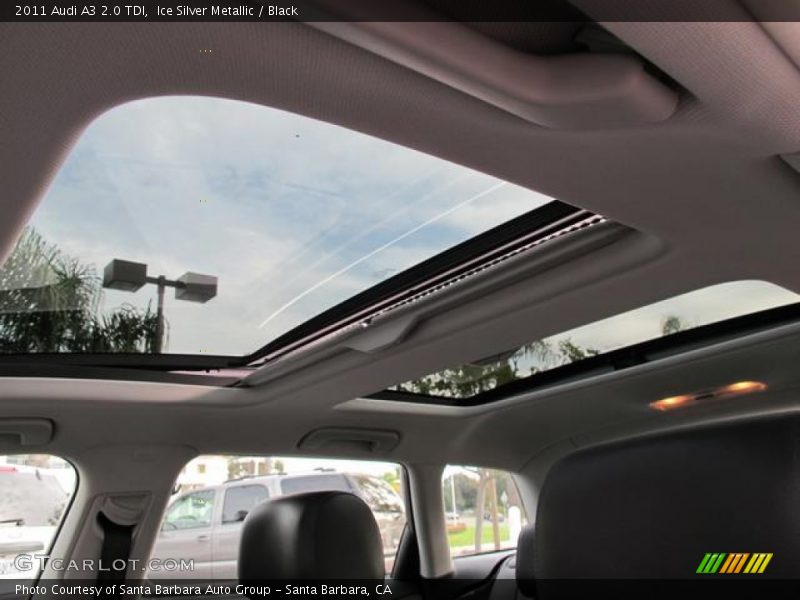 Ice Silver Metallic / Black 2011 Audi A3 2.0 TDI