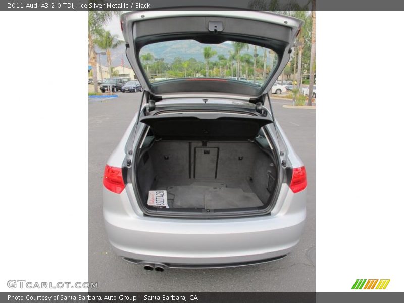 Ice Silver Metallic / Black 2011 Audi A3 2.0 TDI