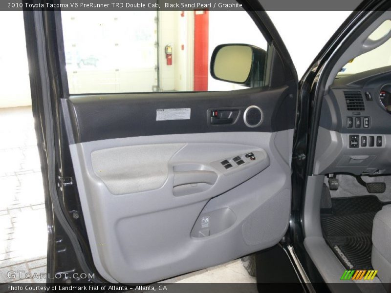 Black Sand Pearl / Graphite 2010 Toyota Tacoma V6 PreRunner TRD Double Cab