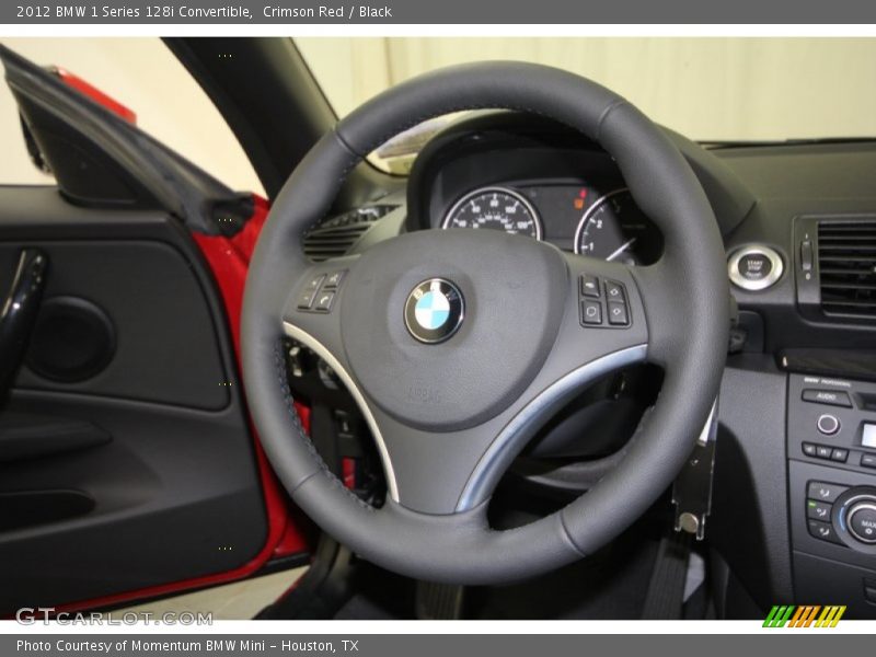 Crimson Red / Black 2012 BMW 1 Series 128i Convertible