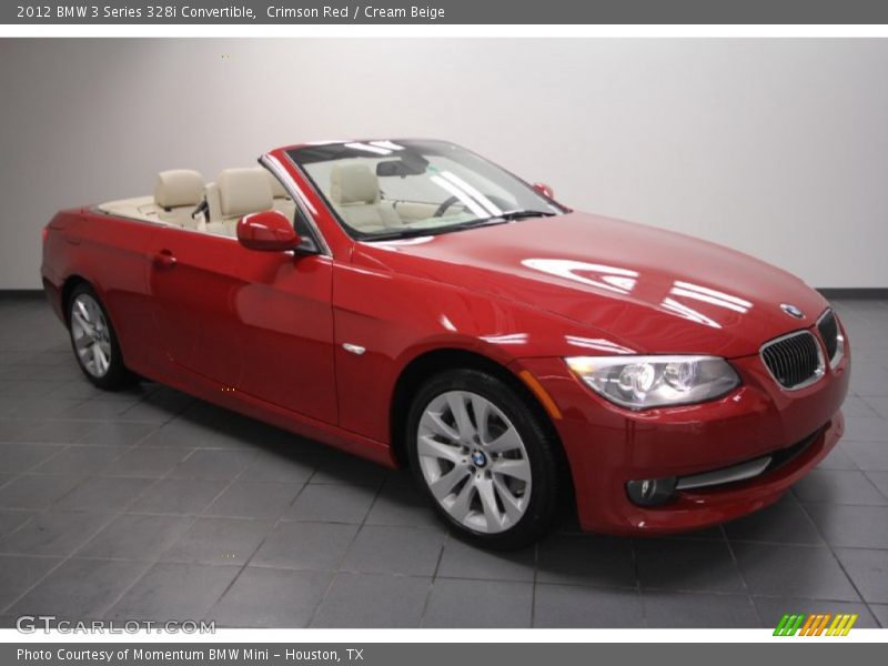 Crimson Red / Cream Beige 2012 BMW 3 Series 328i Convertible