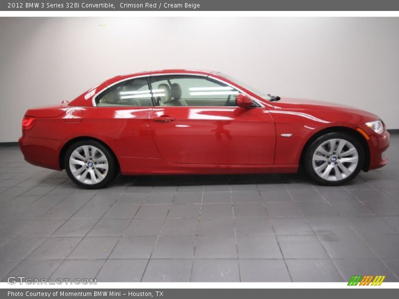 Crimson Red / Cream Beige 2012 BMW 3 Series 328i Convertible