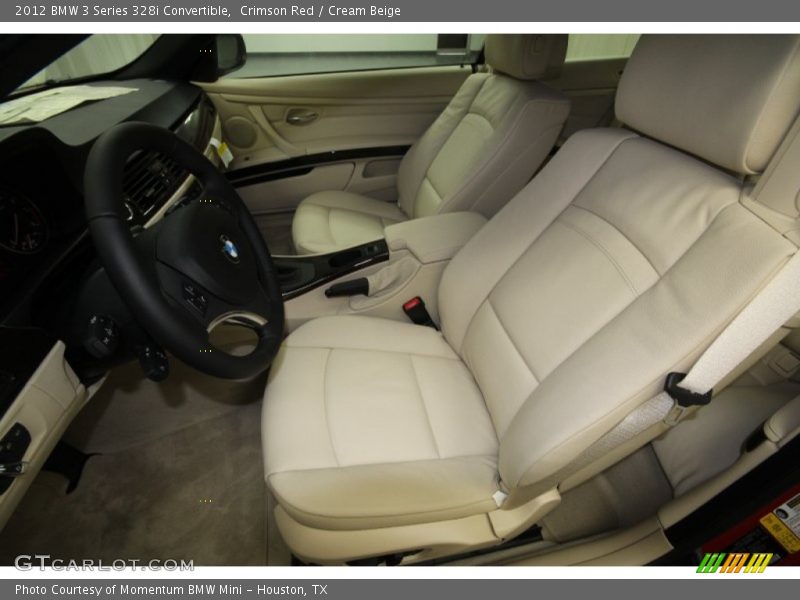 Crimson Red / Cream Beige 2012 BMW 3 Series 328i Convertible