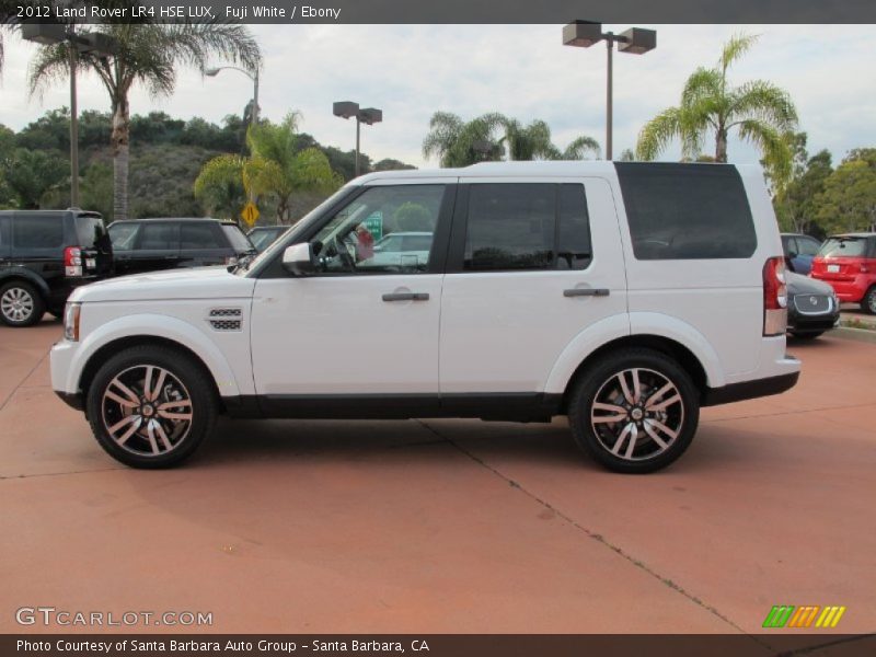 Fuji White / Ebony 2012 Land Rover LR4 HSE LUX