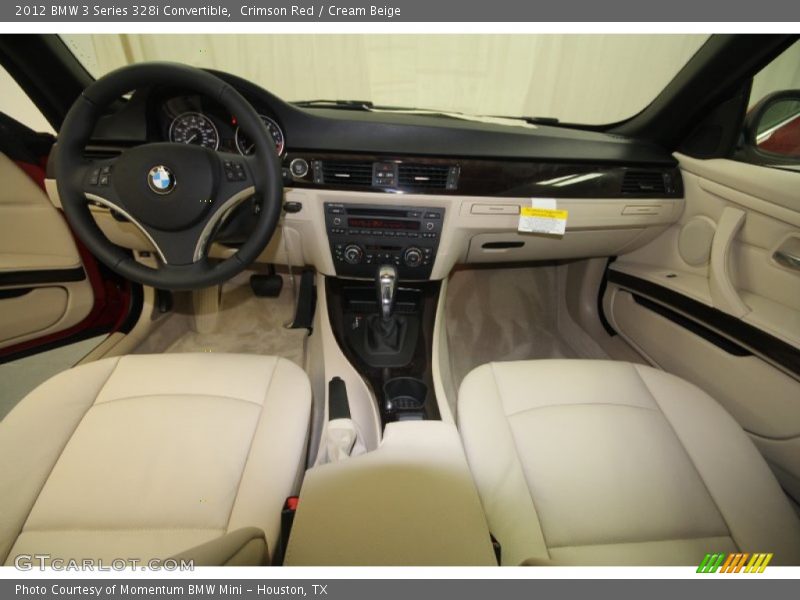 Crimson Red / Cream Beige 2012 BMW 3 Series 328i Convertible